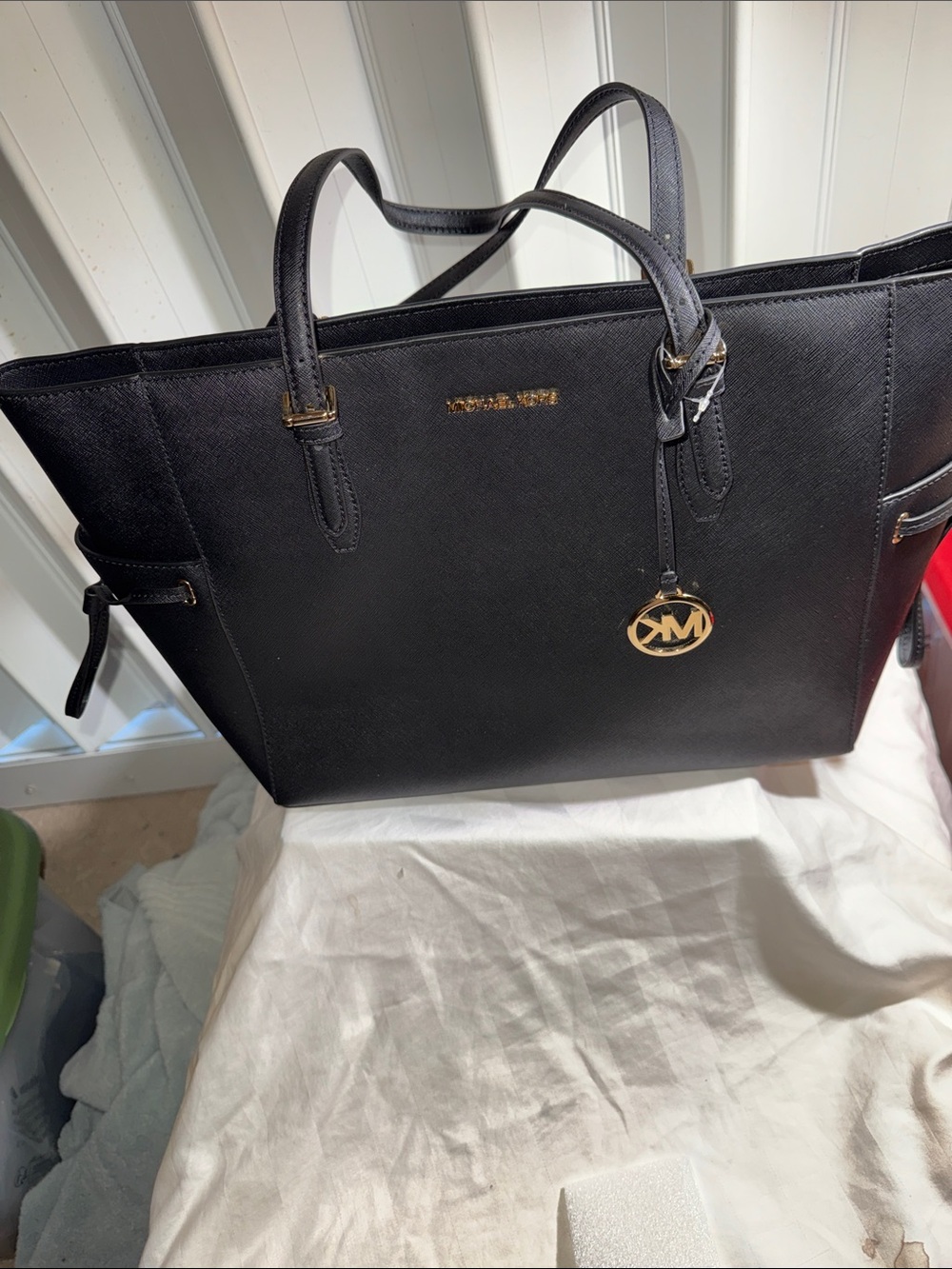 NWT - Michael Kors Women’s . Black Leather Tote Bag